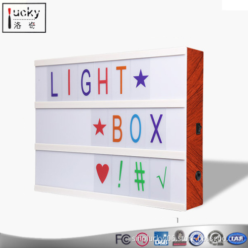 A3 led lighting box with customized